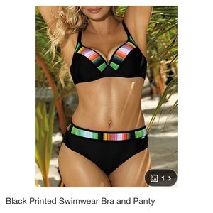 Swim suit high waisted bikini